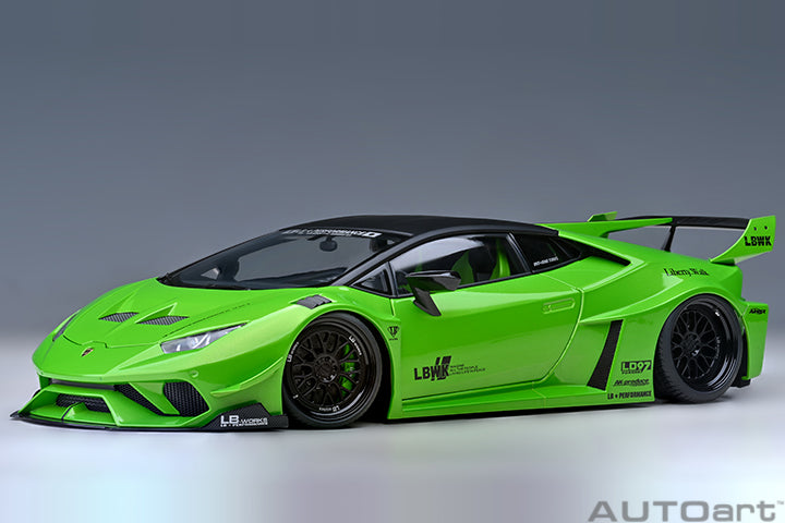 AUTOart Lamborghini Huracan GT Liberty Walk LB Silhouette Works Pearl Green 1:18