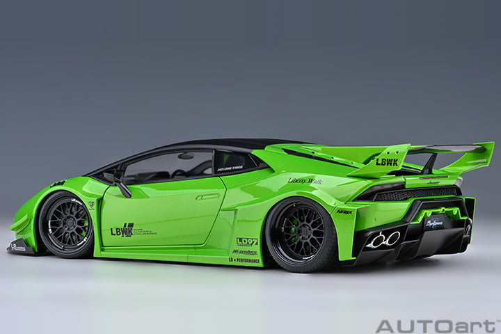 AUTOart Lamborghini Huracan GT Liberty Walk LB Silhouette Works Pearl Green 1:18