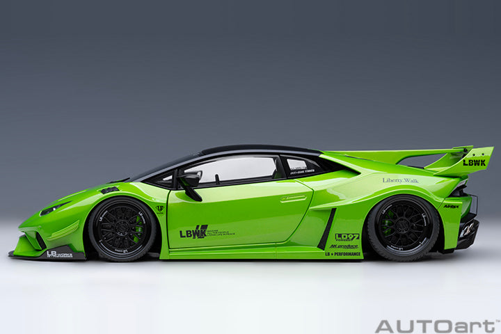 AUTOart Lamborghini Huracan GT Liberty Walk LB Silhouette Works Pearl Green 1:18