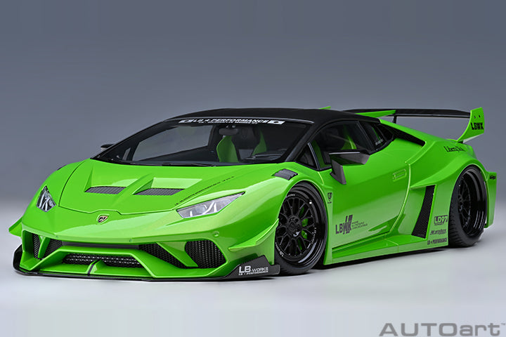 AUTOart Lamborghini Huracan GT Liberty Walk LB Silhouette Works Pearl Green 1:18