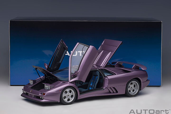 AUTOart 1995 Lamborghini Diablo SE30 Jota Viola Metallic Purple 1:18