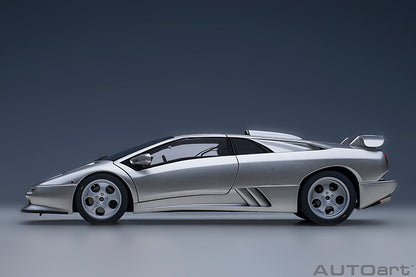 AUTOart 1995 Lamborghini Diablo SE30 Jota Titanio Silver 1:18