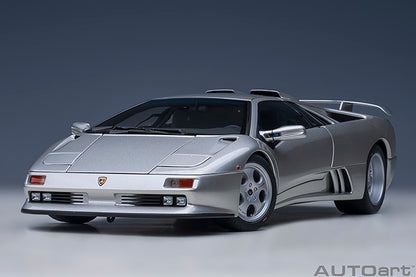 AUTOart 1995 Lamborghini Diablo SE30 Jota Titanio Silver 1:18