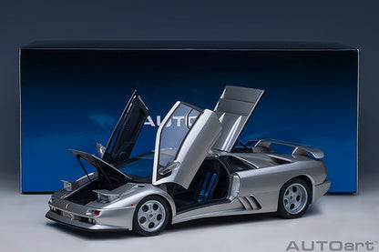 AUTOart 1995 Lamborghini Diablo SE30 Jota Titanio Silver 1:18