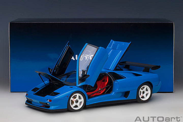 AUTOart Lamborghini Diablo SV-R Blu Le Mans Blue 1:18