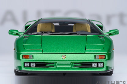 AUTOart 1995 Lamborghini Diablo SE30 Verde Medio Metallic Green 1:18