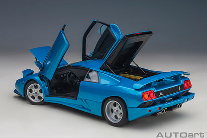 AUTOart 1995 Lamborghini Diablo SE30 Blue Sirena Metallic Blue 1:18