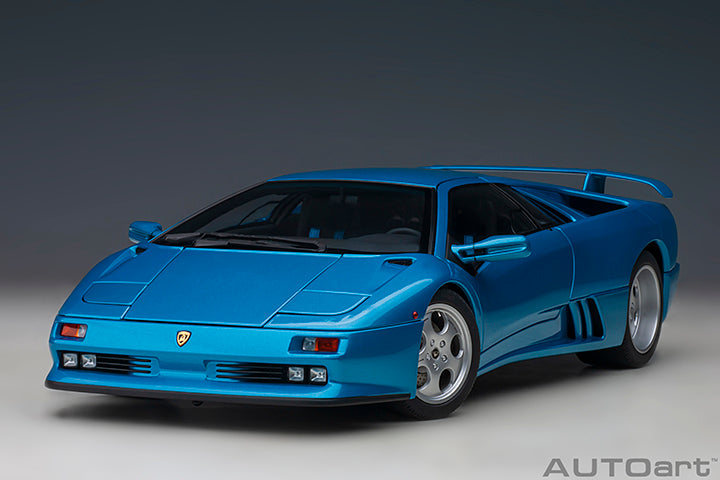 AUTOart 1995 Lamborghini Diablo SE30 Blue Sirena Metallic Blue 1:18