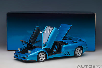 AUTOart 1995 Lamborghini Diablo SE30 Blue Sirena Metallic Blue 1:18