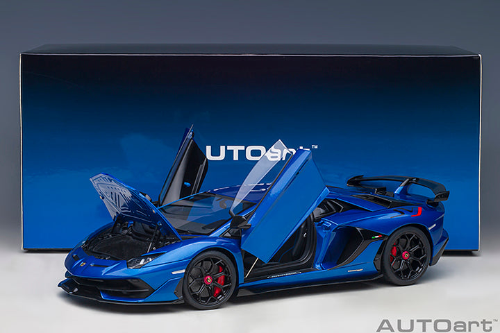 AUTOart Lamborghini Aventador SVJ Blu Nethuns (Metallic Blue) 1:18