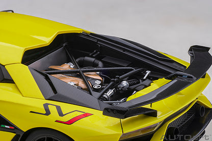 AUTOart Lamborghini Aventador SVJ Giallo Tenerife (Pearl Yellow) 1:18