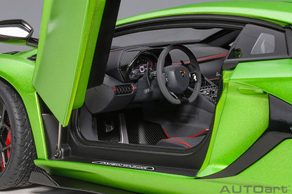 AUTOart Lamborghini Aventador SVJ Verde Alceo (Matte Green) 1:18