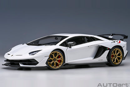 AUTOart 2016 Lamborghini Aventador SVJ Bianco Asopo (Pearl White) 1:18