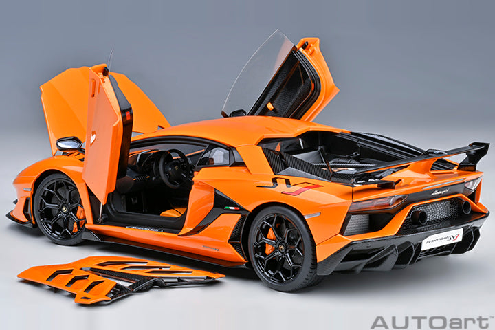 AUTOart 2016 Lamborghini Aventador SVJ Arancio Atlas (Pearl Orange) 1:18