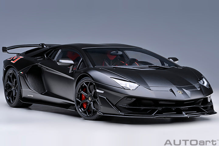 AUTOart 2016 Lamborghini Aventador SVJ Matte Black 1:18