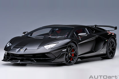 AUTOart 2016 Lamborghini Aventador SVJ Matte Black 1:18