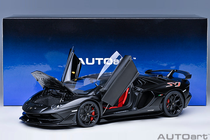 AUTOart 2016 Lamborghini Aventador SVJ Matte Black 1:18