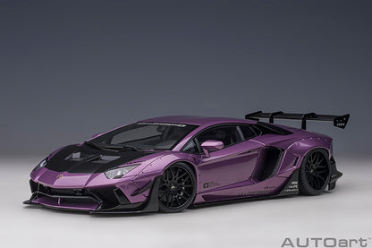 AUTOart Lamborghini Aventador Liberty Walk LB-Works, Limited Edition, Viola SE30 w/ Carbon Fiber Hood 1:18