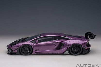 AUTOart Lamborghini Aventador Liberty Walk LB-Works, Limited Edition, Viola SE30 w/ Carbon Fiber Hood 1:18