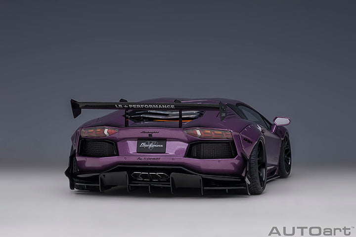 AUTOart Lamborghini Aventador Liberty Walk LB-Works, Limited Edition, Viola SE30 w/ Carbon Fiber Hood 1:18