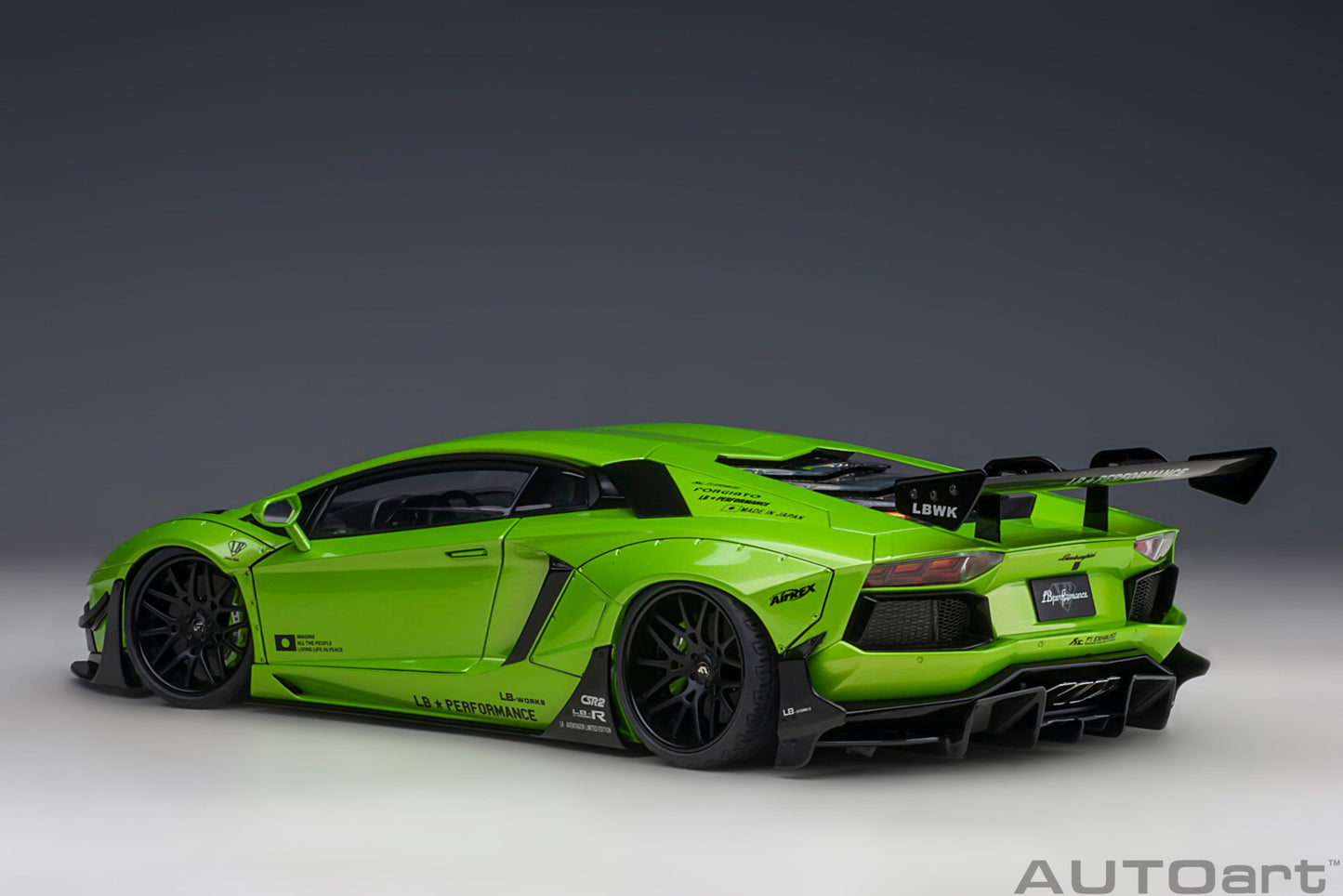 AUTOart Lamborghini Aventador Liberty Walk LB-Works, Limited Edition, Pearl Green 1:18