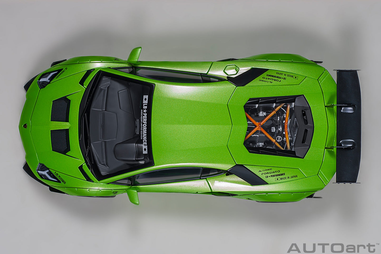 AUTOart Lamborghini Aventador Liberty Walk LB-Works, Limited Edition, Pearl Green 1:18