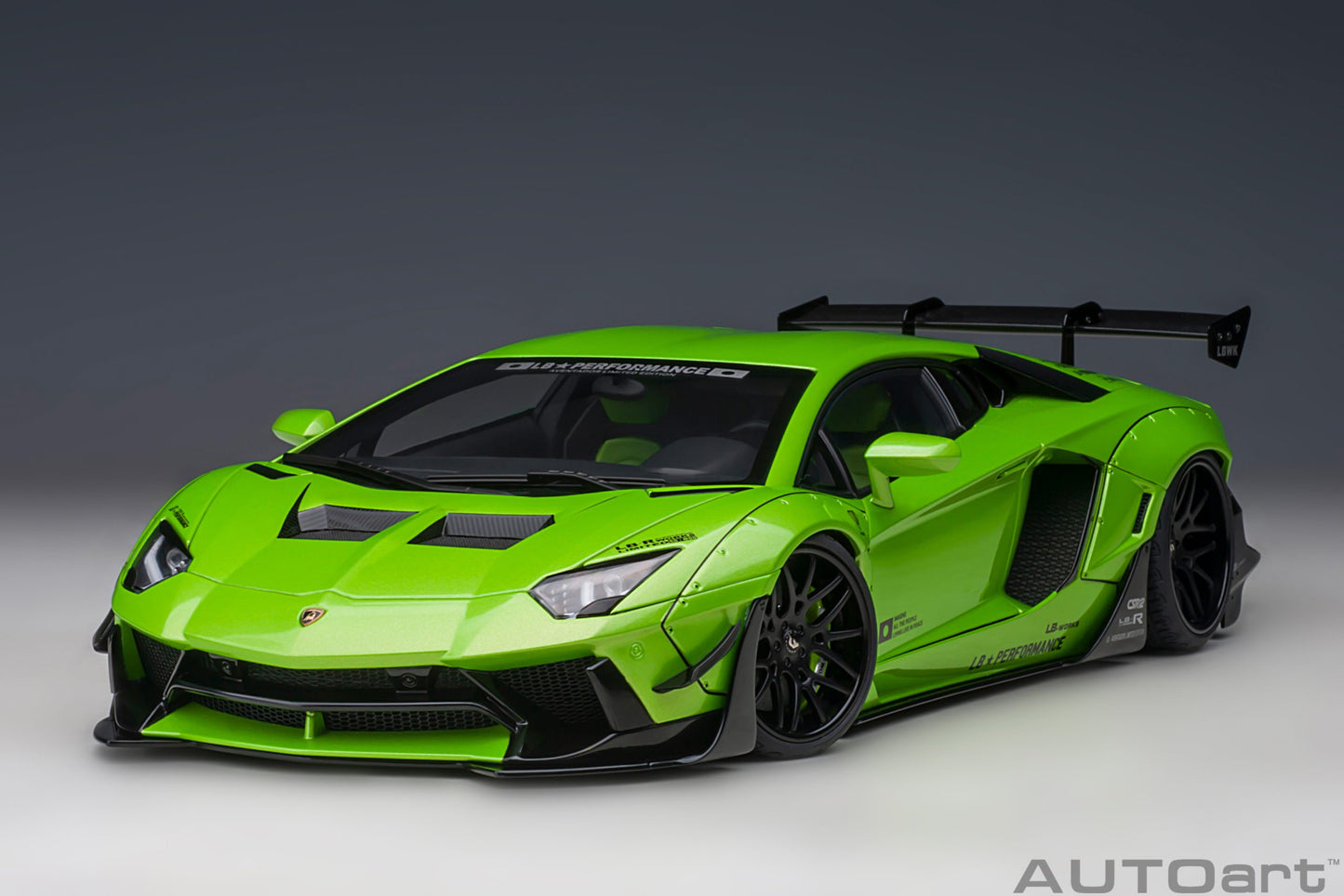 AUTOart Lamborghini Aventador Liberty Walk LB-Works, Limited Edition, Pearl Green 1:18