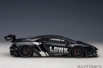 AUTOart Lamborghini Aventador Liberty Walk LB-Works, Limited Edition, LBWK Livery Black 1:18