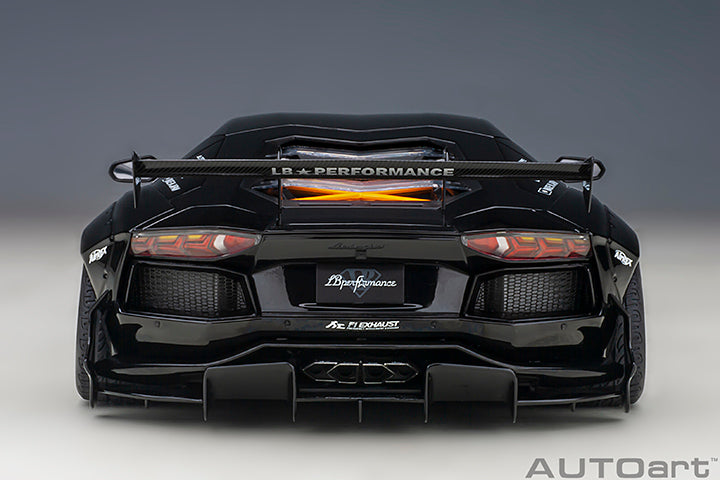 AUTOart Lamborghini Aventador Liberty Walk LB-Works, Limited Edition, LBWK Livery Black 1:18