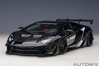 AUTOart Lamborghini Aventador Liberty Walk LB-Works, Limited Edition, LBWK Livery Black 1:18