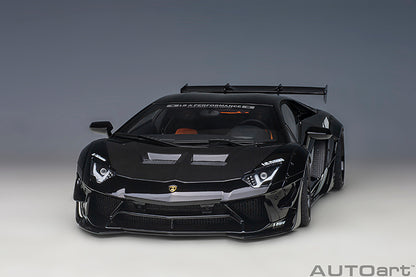 AUTOart Lamborghini Aventador Liberty Walk LB-Works, Limited Edition, LBWK Livery Black 1:18