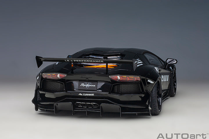 AUTOart Lamborghini Aventador Liberty Walk LB-Works, Limited Edition, LBWK Livery Black 1:18