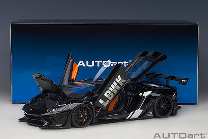 AUTOart Lamborghini Aventador Liberty Walk LB-Works, Limited Edition, LBWK Livery Black 1:18