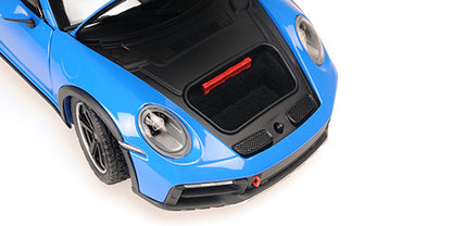 Minichamps 2022 Porsche 911 992 Dakar Shark Blue w/ Black Wheels 1:18