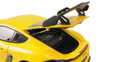 Minichamps 2024 Porsche 718 Cayman GT4 RS w/ Weissach Package Racing Yellow 1:18