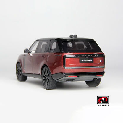 LCD 2022 Land Rover Range Rover SV Red w/ Black Wheels and Accents 1:18