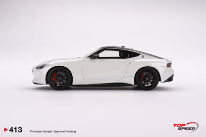 Topspeed 1:18 Nissan Fairlady Z Version ST 2023 Everest White RHD