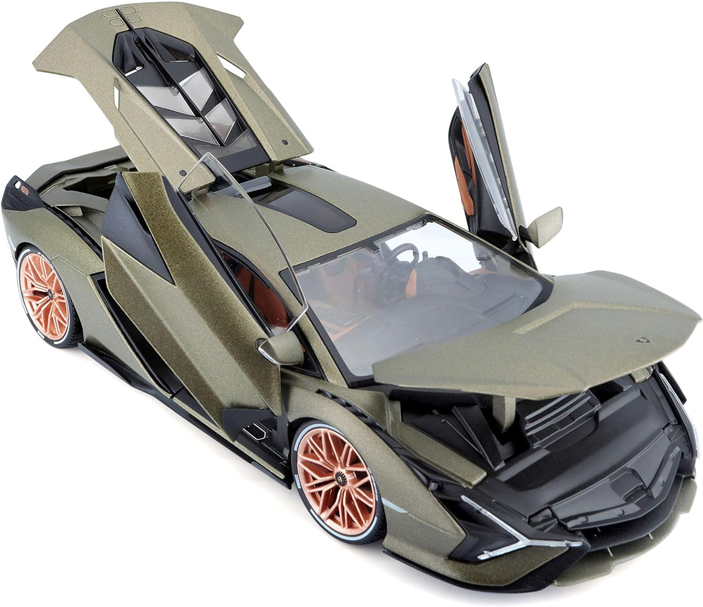 Bburago Lamborghini Sian FKP 37 Matte Green 1:18