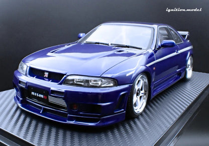 Ignition-Model Nissan Skyline GT-R 400r R33 (BCNR33) RHD Deep Marine Blue 1:18