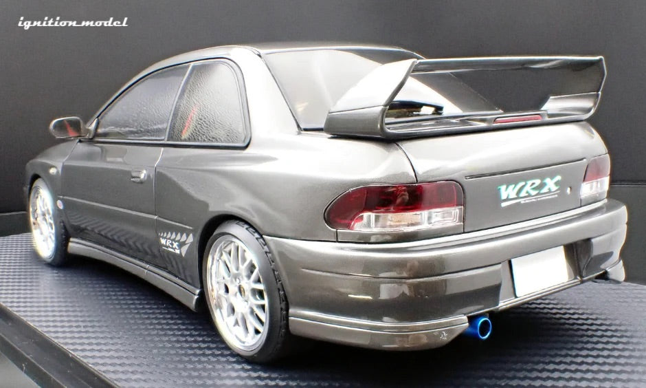 Ignition-Model Subaru Impreza WRX Type R STi Version V (GC8) Gun Metallic 1:18