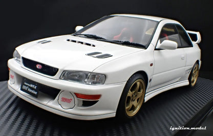 Ignition-Model Subaru Impreza WRX Type R STi Version V (GC8) White 1:18