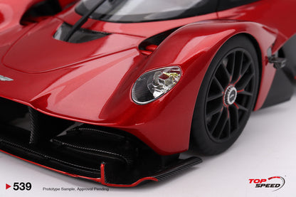 Topspeed Aston Martin Valkyrie Hyper Red 1:18