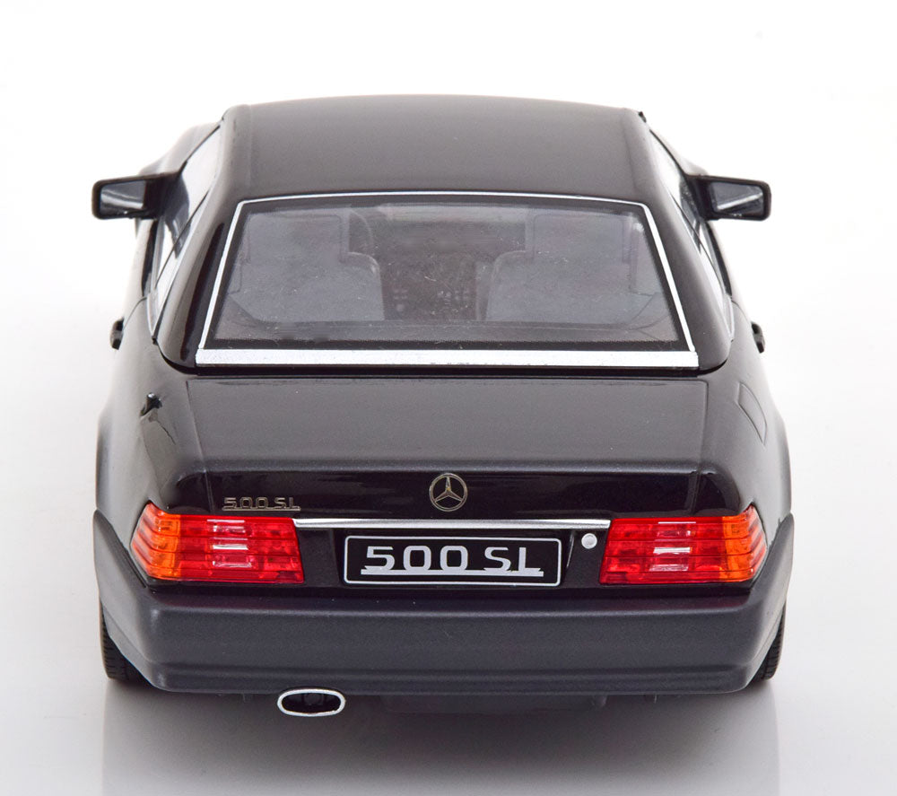 KK Scale 1993 Mercedes-Benz SL 500 (R129) Spyder Hard Top (Removable) Convertible Black 1:18