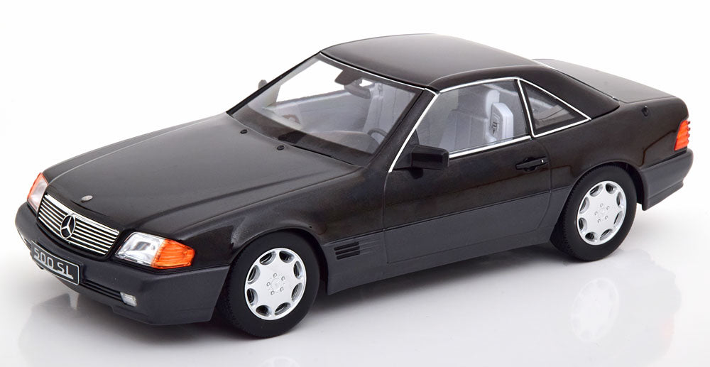 KK Scale 1993 Mercedes-Benz SL 500 (R129) Spyder Hard Top (Removable) Convertible Black 1:18