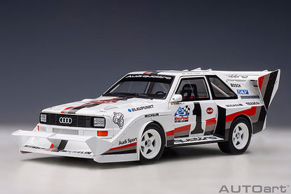 AUTOart Audi Quattro S1 Pikes Peak Winner 1987, W. Roehrl #1 1:18