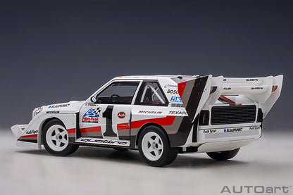 AUTOart Audi Quattro S1 Pikes Peak Winner 1987, W. Roehrl #1 1:18