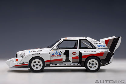 AUTOart Audi Quattro S1 Pikes Peak Winner 1987, W. Rohrl #1 1:18