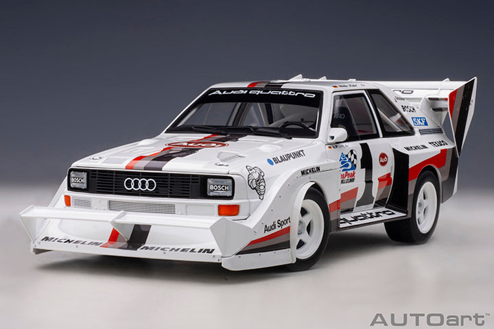 AUTOart Audi Quattro S1 Pikes Peak Winner 1987, W. Roehrl #1 1:18