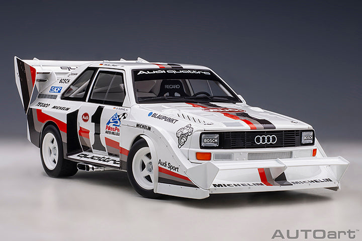 AUTOart Audi Quattro S1 Pikes Peak Winner 1987, W. Rohrl #1 1:18