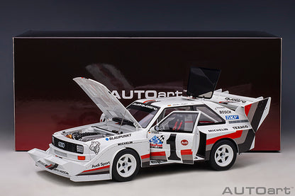 AUTOart Audi Quattro S1 Pikes Peak Winner 1987, W. Rohrl #1 1:18